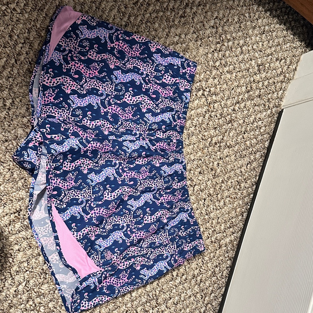 Lilly Pulitzer Pink and Blue Patterned Shorts